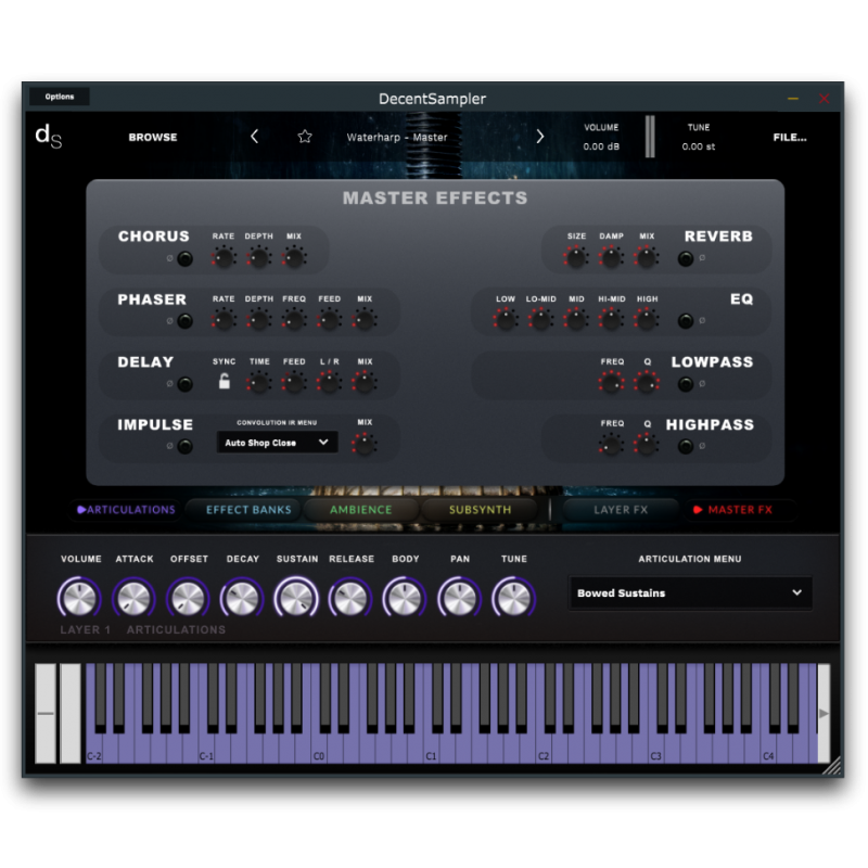 SOUNDIRON Waterharp - Biblioteka brzmień (do pobrania)
