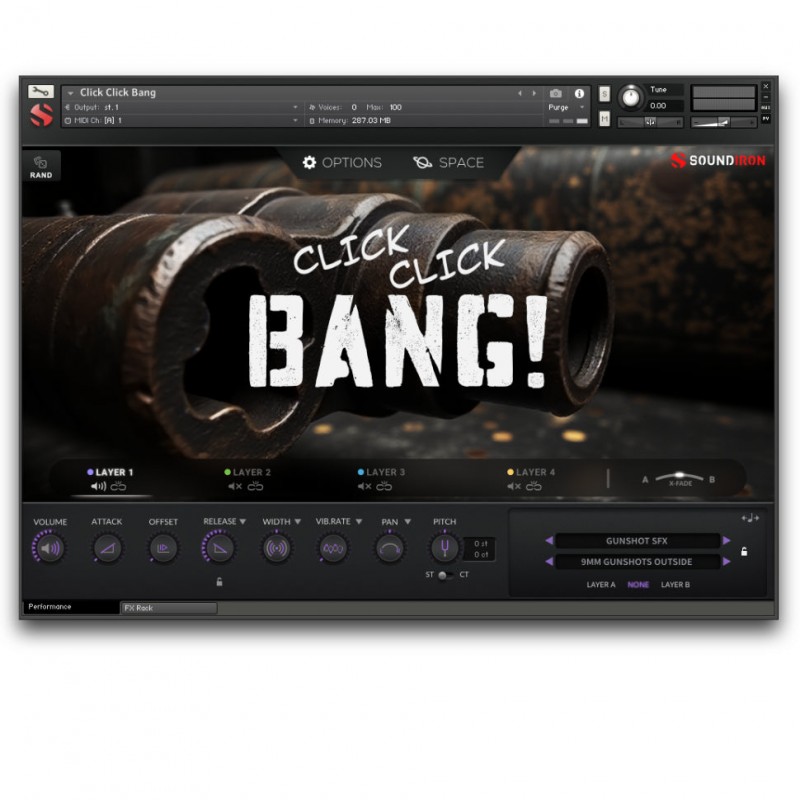 SOUNDIRON Click Click Bang! - Biblioteka brzmień (do pobrania)