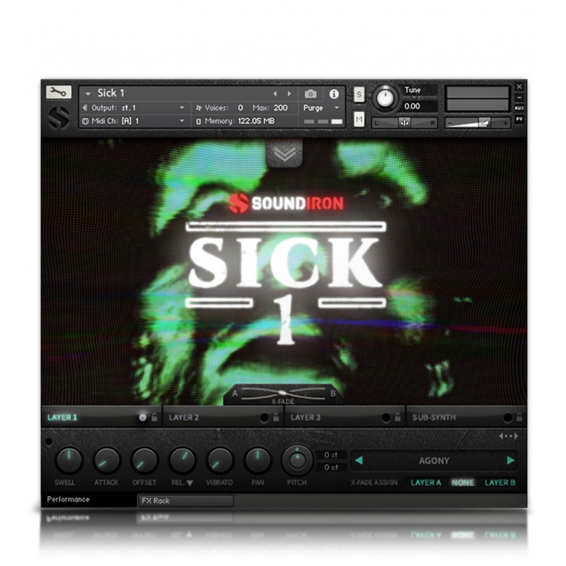 SOUNDIRON Sick 1 - Biblioteka brzmień (do pobrania)