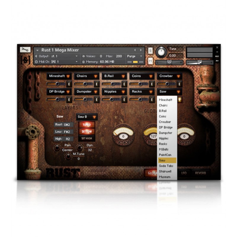 SOUNDIRON Rust 1 - Biblioteka brzmień (do pobrania)