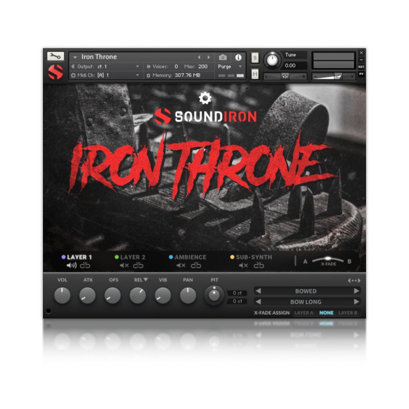 SOUNDIRON Iron Throne - Biblioteka brzmień (do pobrania)