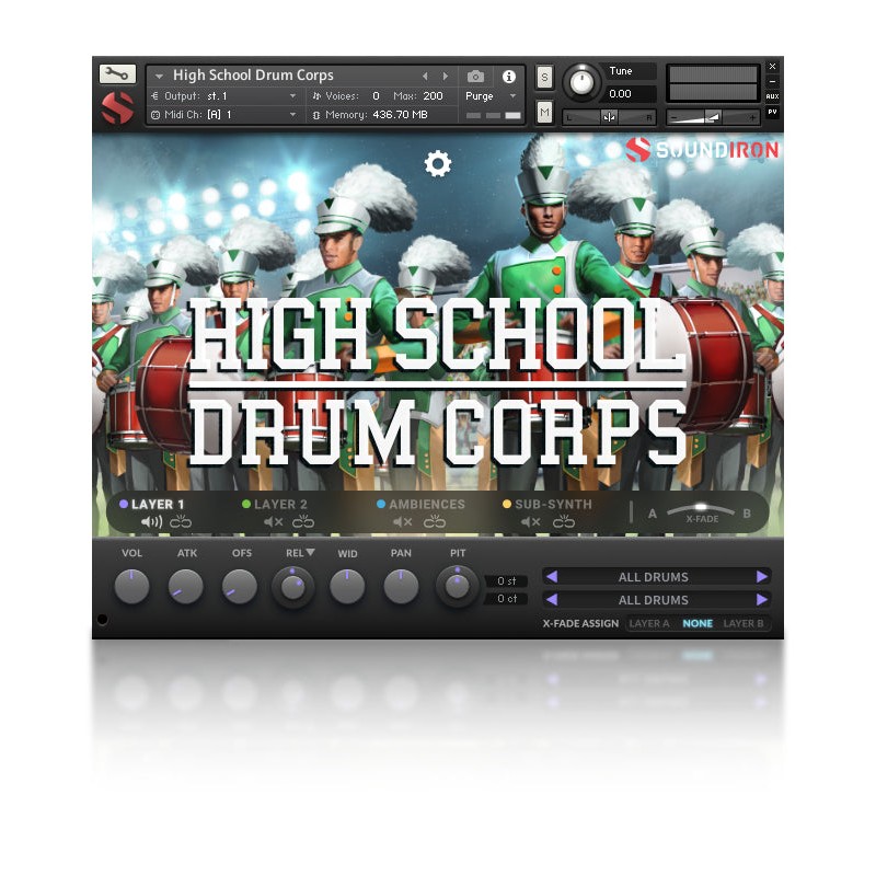 SOUNDIRON High School Drum Corps - Biblioteka brzmień (do pobrania)