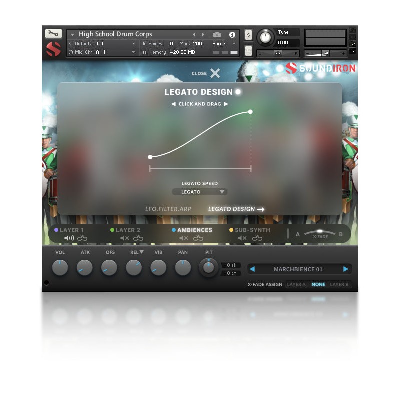 SOUNDIRON High School Drum Corps - Biblioteka brzmień (do pobrania)