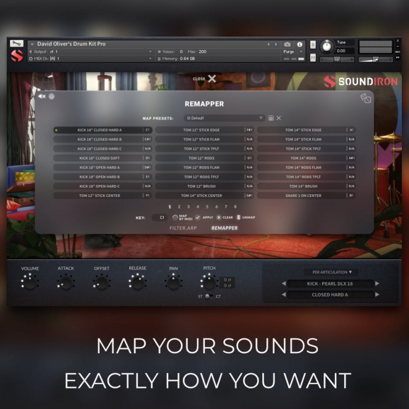 SOUNDIRON David Oliver's Drum Kit - Biblioteka brzmień (do pobrania)