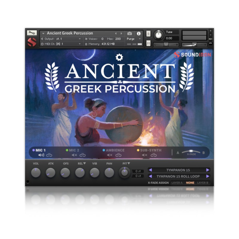 SOUNDIRON Ancient Greek Percussion - Biblioteka brzmień (do pobrania)