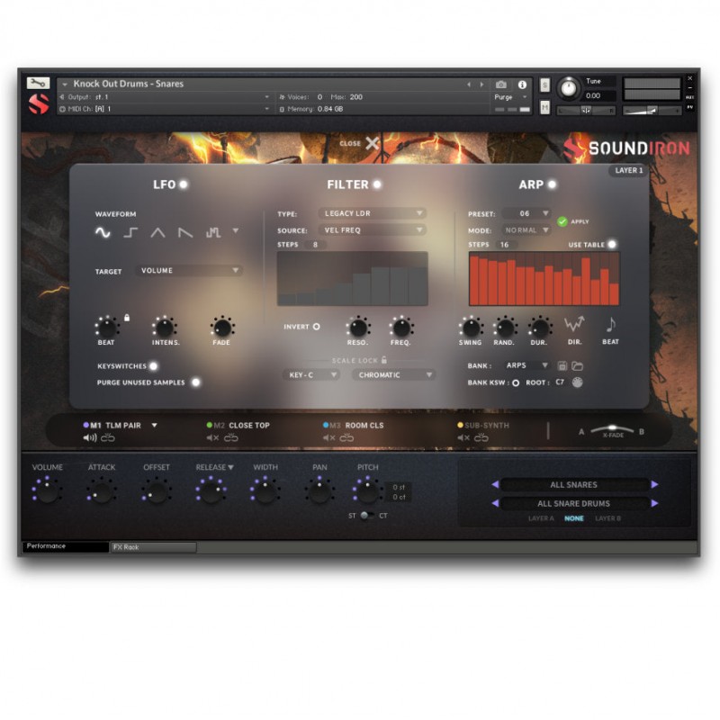 SOUNDIRON Knockout Drums - Biblioteka brzmień (do pobrania)