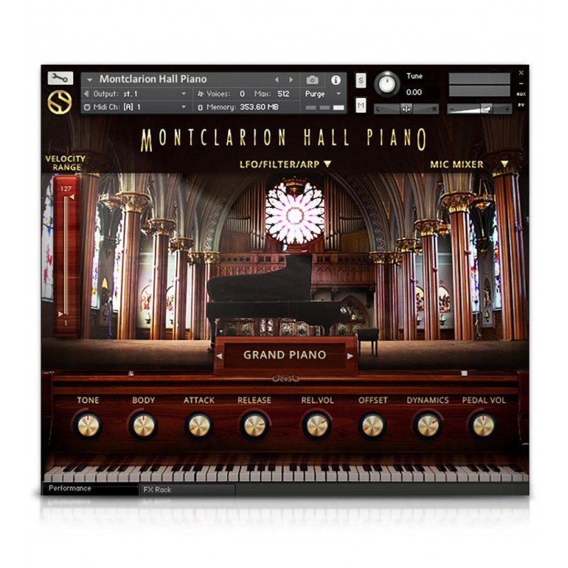 SOUNDIRON Montclarion Hall Grand Piano - Biblioteka brzmień (do pobrania)