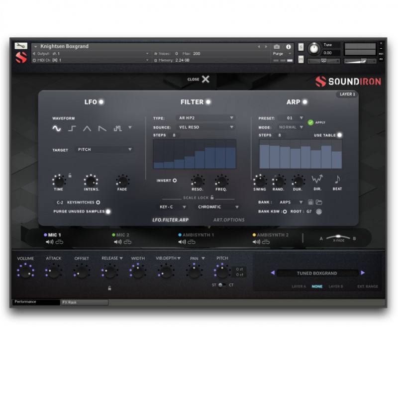 SOUNDIRON Delphi Piano 2: The Knightsen Box Grand - Biblioteka brzmień (do pobrania)