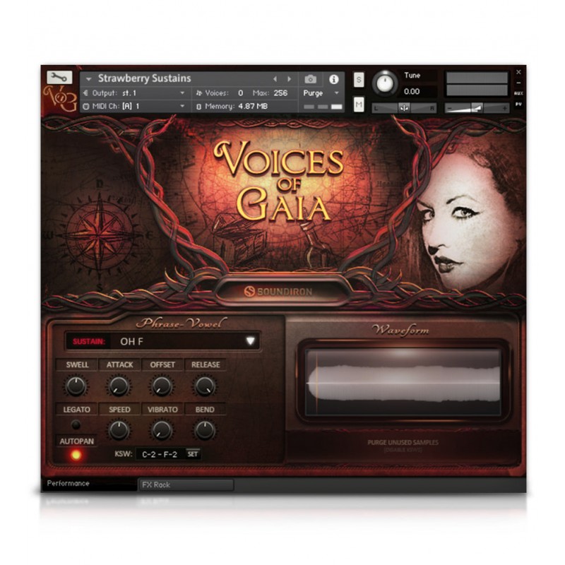 SOUNDIRON Voices of Gaia - Biblioteka brzmień (do pobrania)