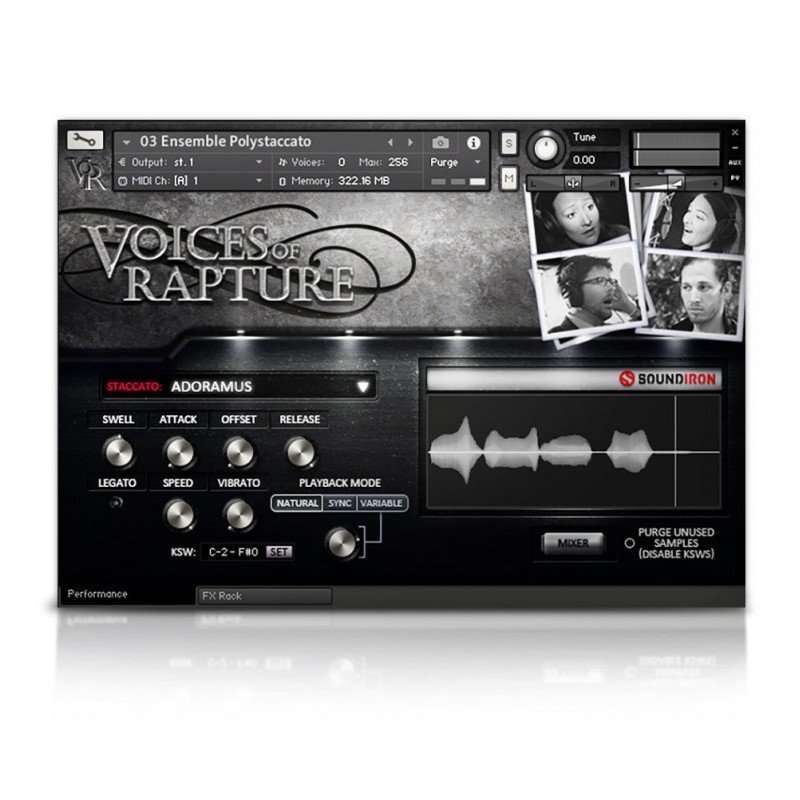 SOUNDIRON Voices of Rapture - Biblioteka brzmień (do pobrania)