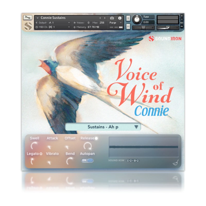 SOUNDIRON Voice of Wind: Connie - Biblioteka brzmień (do pobrania)