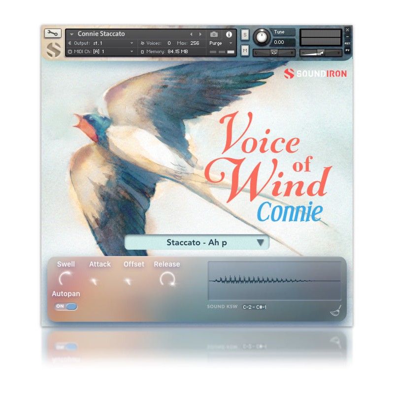 SOUNDIRON Voice of Wind: Connie - Biblioteka brzmień (do pobrania)