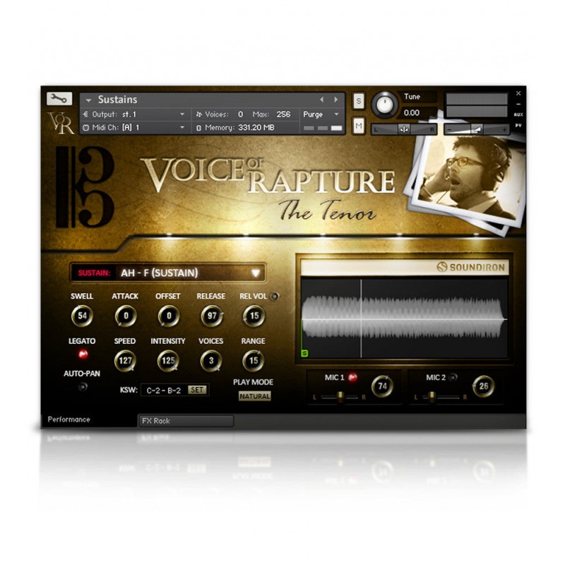 SOUNDIRON Voice of Rapture: The Tenor - Biblioteka brzmień (do pobrania)