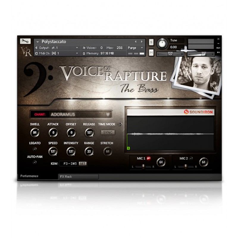 SOUNDIRON Voice of Rapture: The Bass - Biblioteka brzmień (do pobrania)
