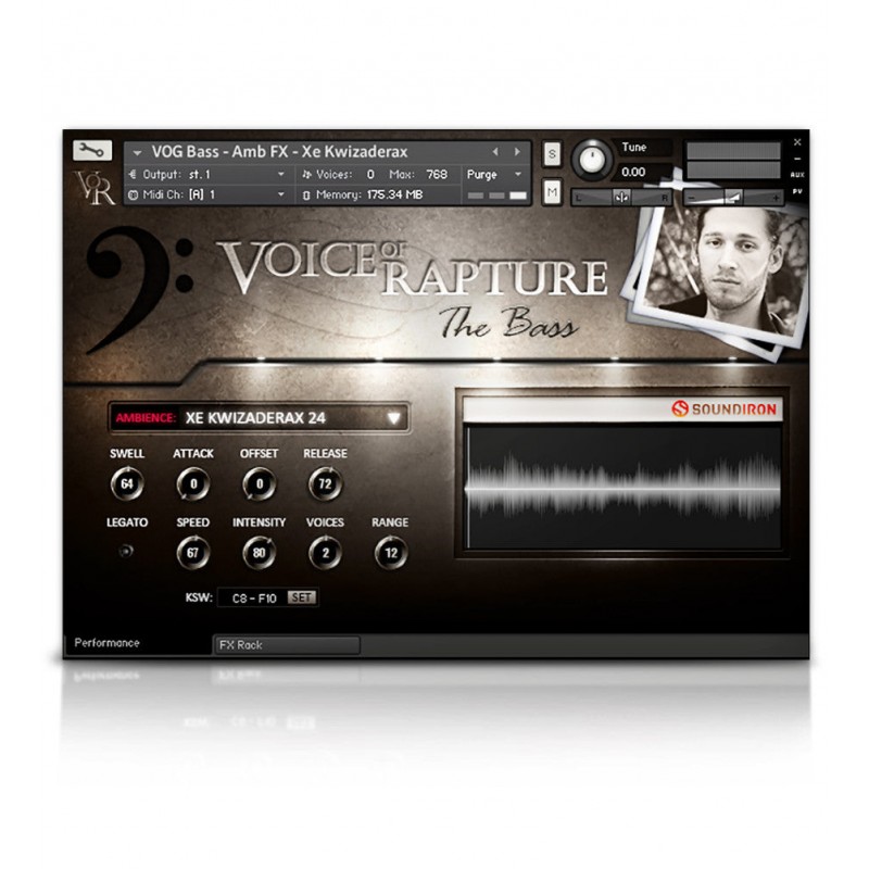 SOUNDIRON Voice of Rapture: The Bass - Biblioteka brzmień (do pobrania)