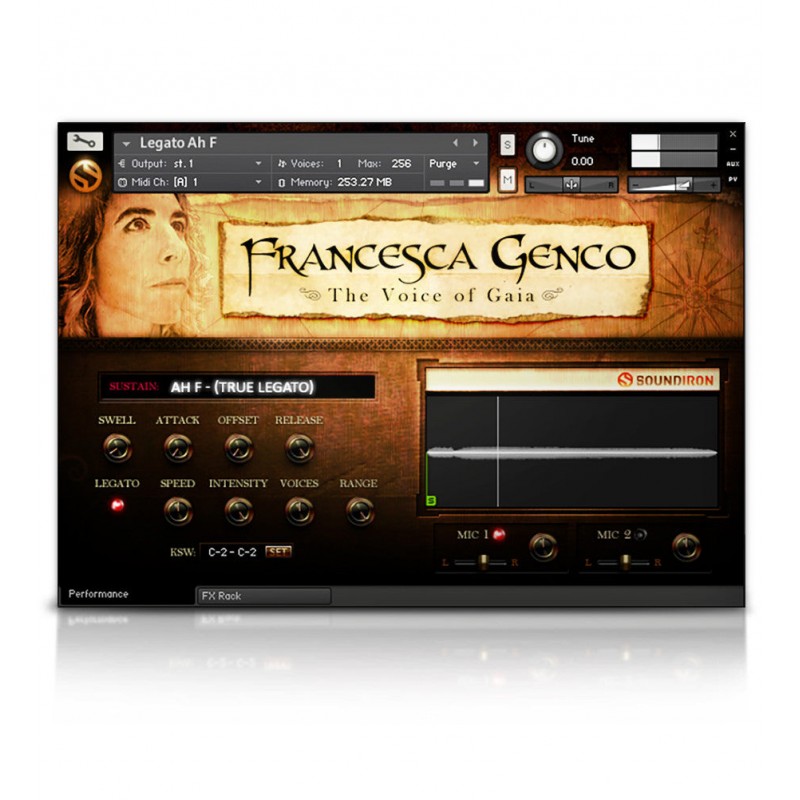 SOUNDIRON Voice of Gaia: Francesca - Biblioteka brzmień (do pobrania)