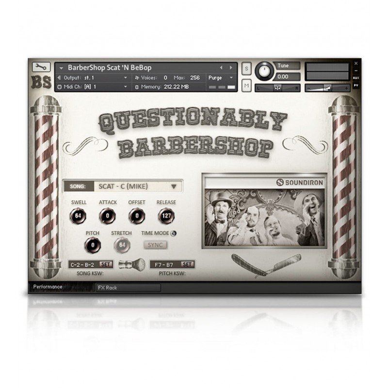 SOUNDIRON Questionably Barbershop - Biblioteka brzmień (do pobrania)