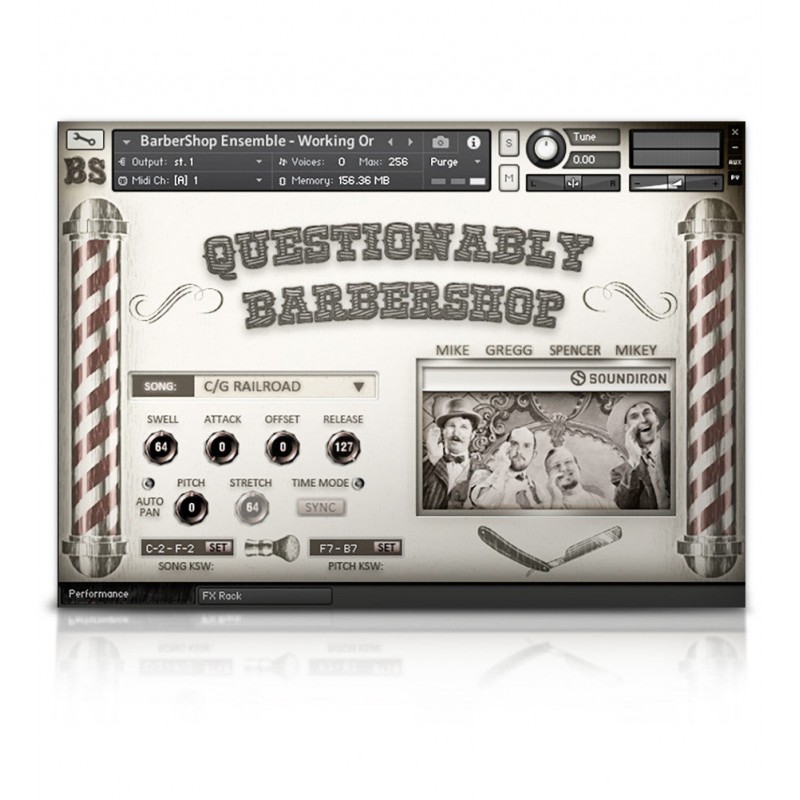 SOUNDIRON Questionably Barbershop - Biblioteka brzmień (do pobrania)