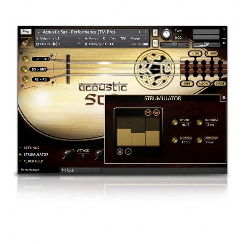 SOUNDIRON Acoustic Saz - Biblioteka brzmień (do pobrania)