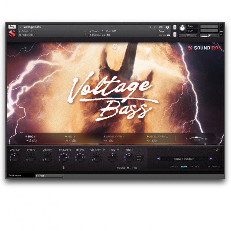 SOUNDIRON Voltage Bass - Biblioteka brzmień (do pobrania)