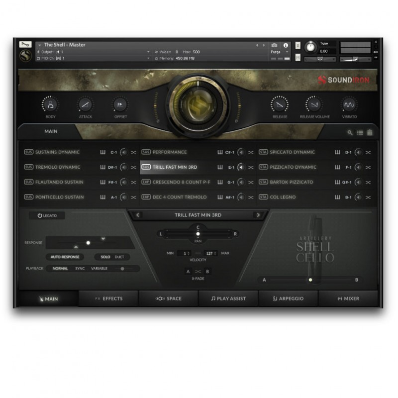 SOUNDIRON Artillery Shell Cello - Biblioteka brzmień (do pobrania)