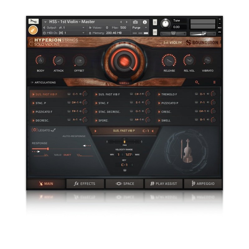SOUNDIRON Hyperion Strings Solo Violins - Biblioteka brzmień (do pobrania)