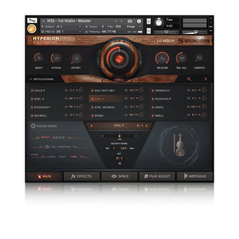 SOUNDIRON Hyperion Strings Solo Violins - Biblioteka brzmień (do pobrania)