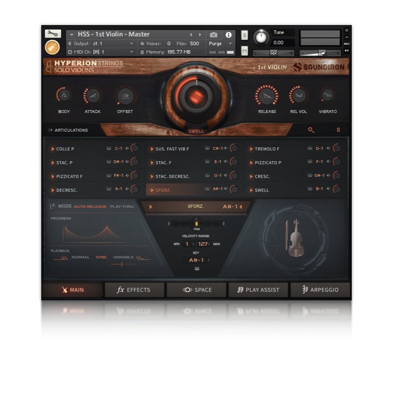 SOUNDIRON Hyperion Strings Solo Violins - Biblioteka brzmień (do pobrania)