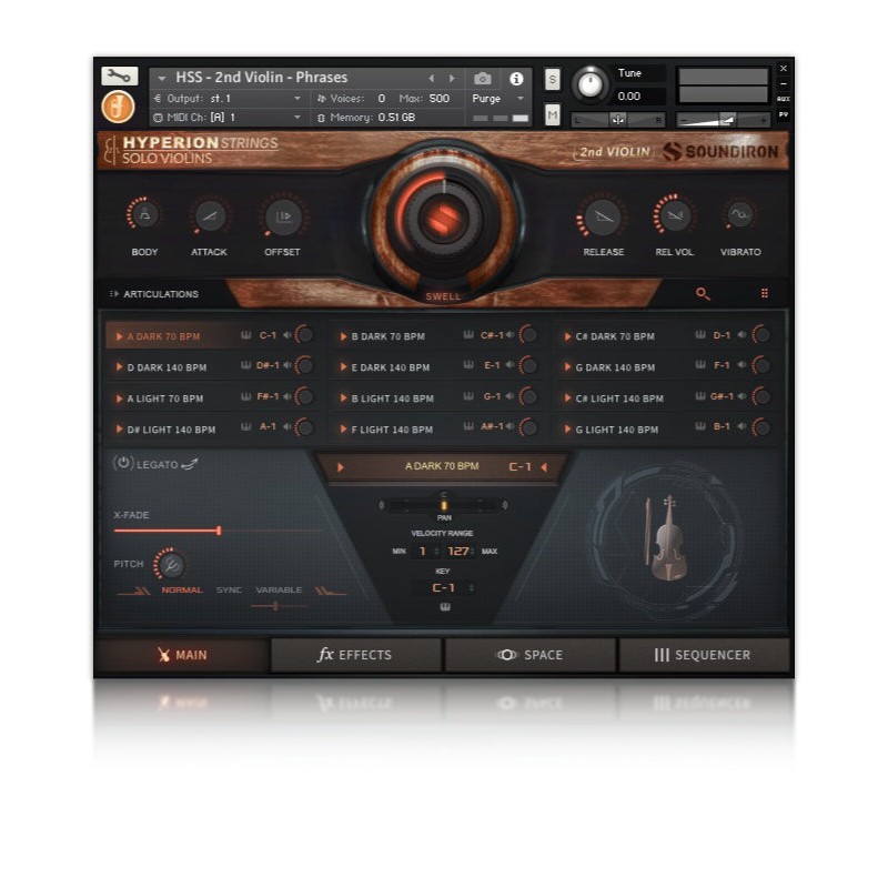 SOUNDIRON Hyperion Strings Solo Violins - Biblioteka brzmień (do pobrania)