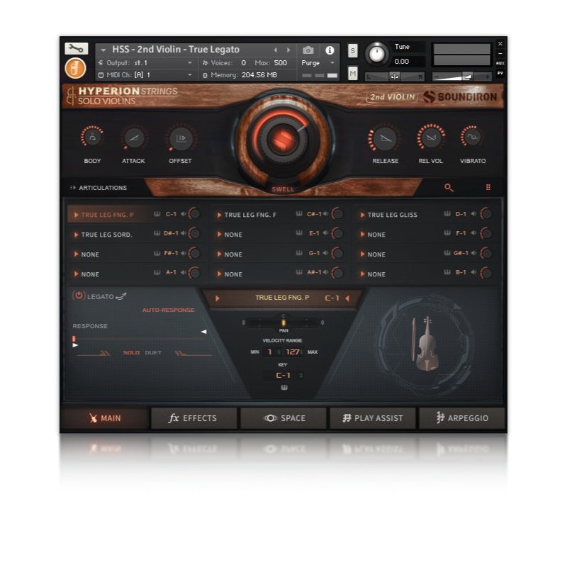 SOUNDIRON Hyperion Strings Solo Violins - Biblioteka brzmień (do pobrania)