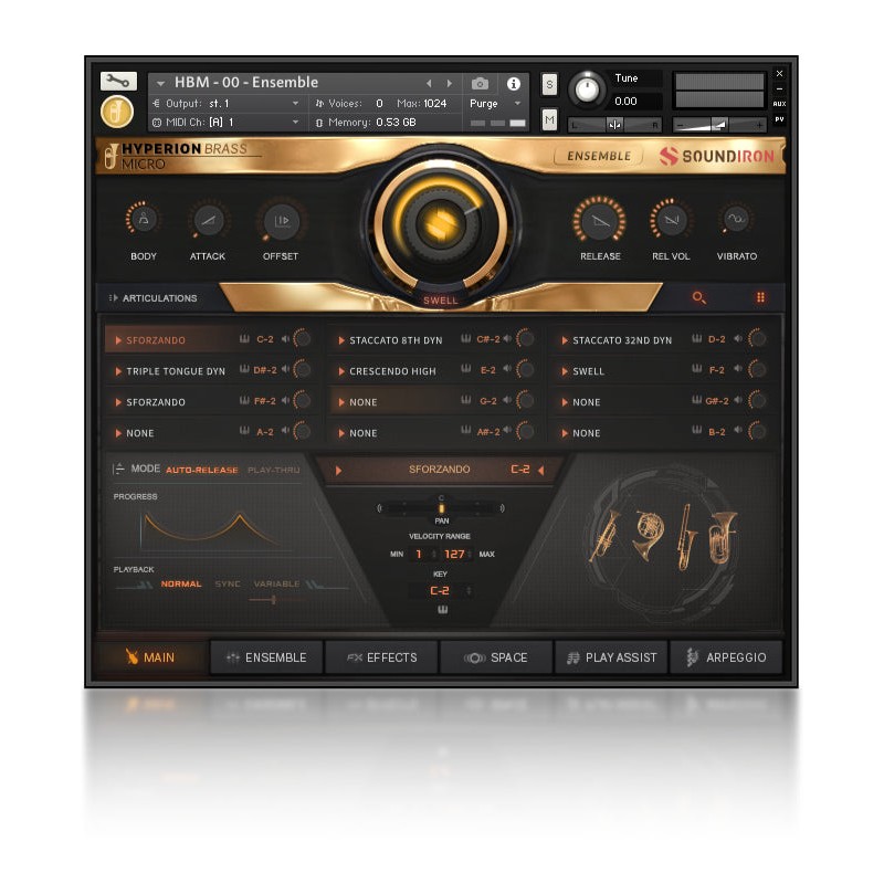 SOUNDIRON Hyperion Brass Micro - Biblioteka brzmień (do pobrania)