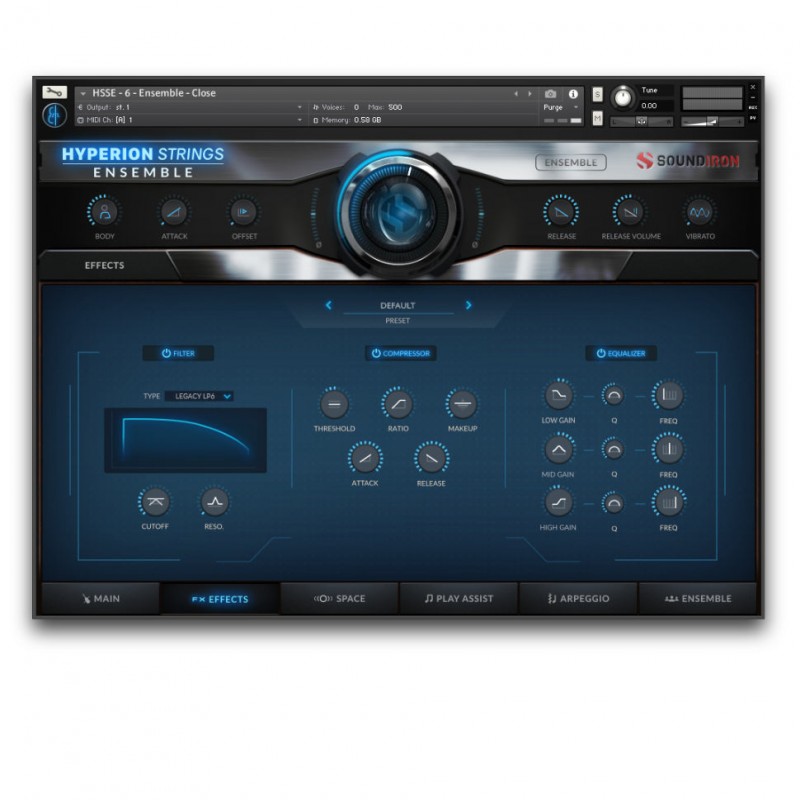 SOUNDIRON Hyperion Strings Ensemble - Biblioteka brzmień (do pobrania)