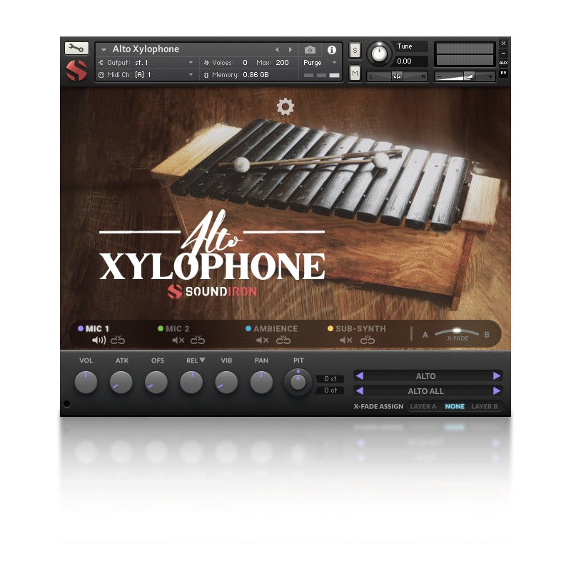 SOUNDIRON Alto Xylophone - Biblioteka brzmień (do pobrania)