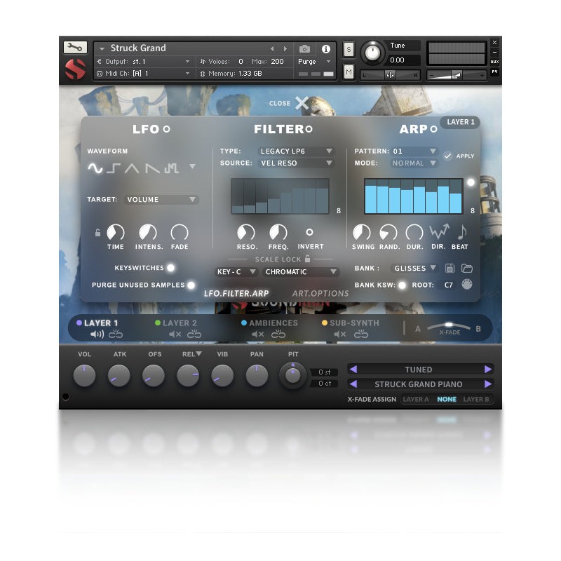 SOUNDIRON Struck Grand Piano - Biblioteka brzmień (do pobrania)