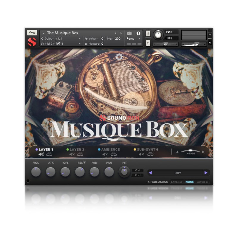 SOUNDIRON Musique Box - Biblioteka brzmień (do pobrania)