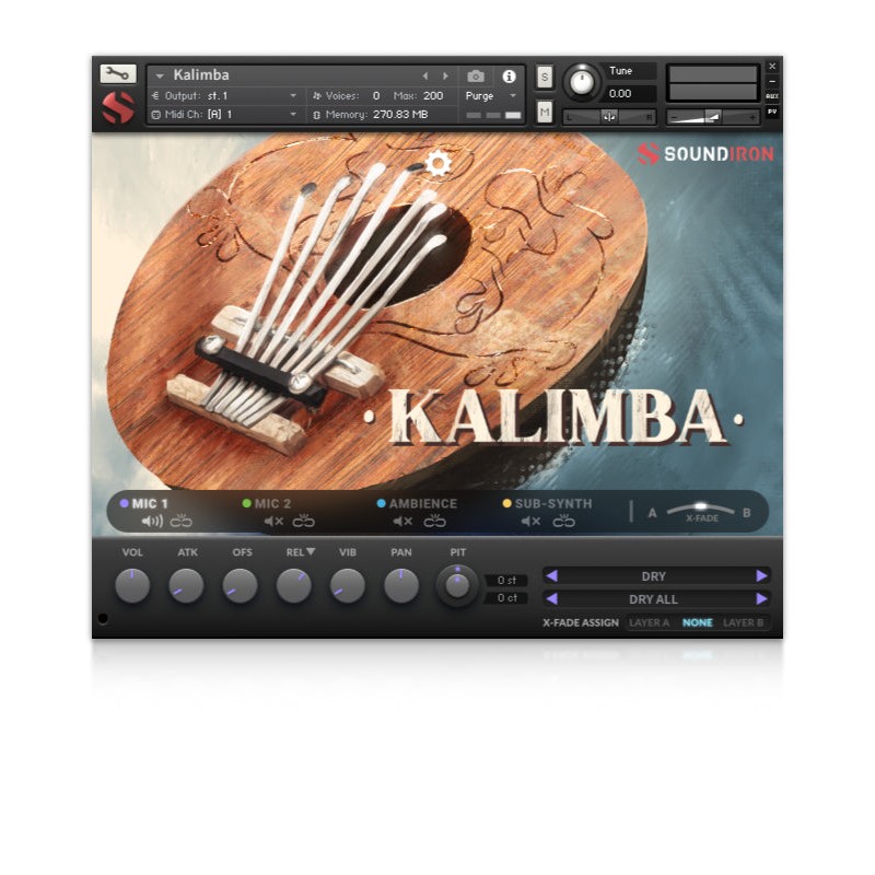 SOUNDIRON Kalimba - Biblioteka brzmień (do pobrania)