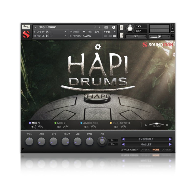 SOUNDIRON Hapi Drums - Biblioteka brzmień (do pobrania)