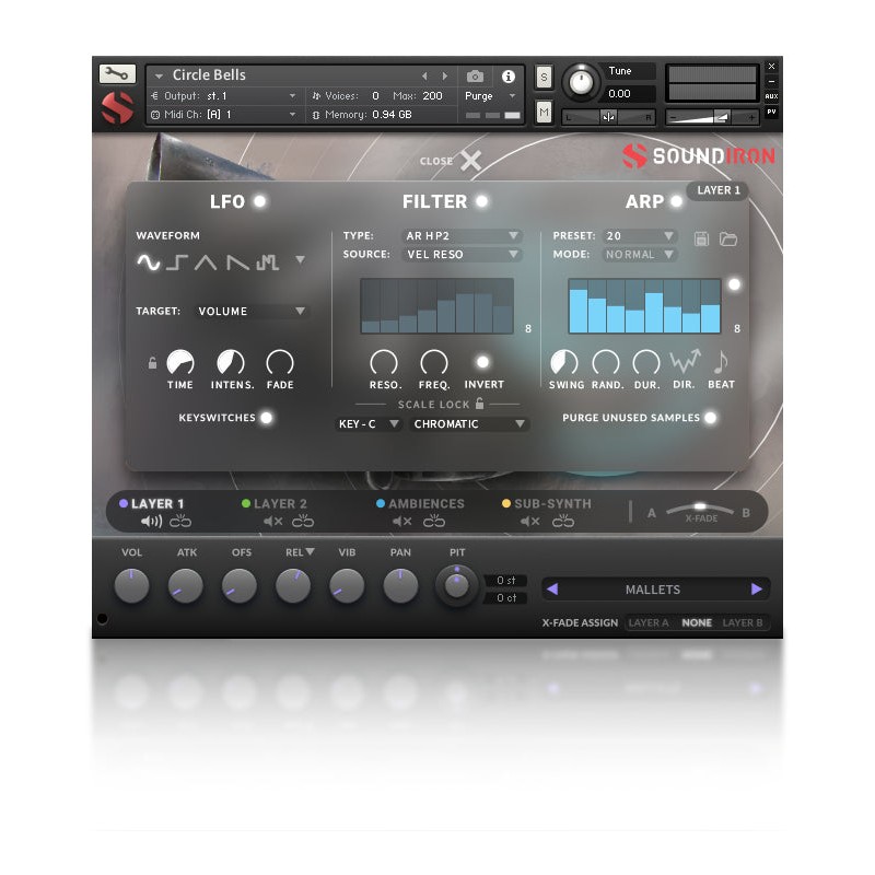 SOUNDIRON Circle Bells - Biblioteka brzmień (do pobrania)