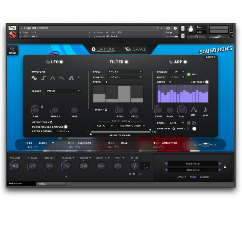 SOUNDIRON Oops! All Cowbell - Biblioteka brzmień (do pobrania)