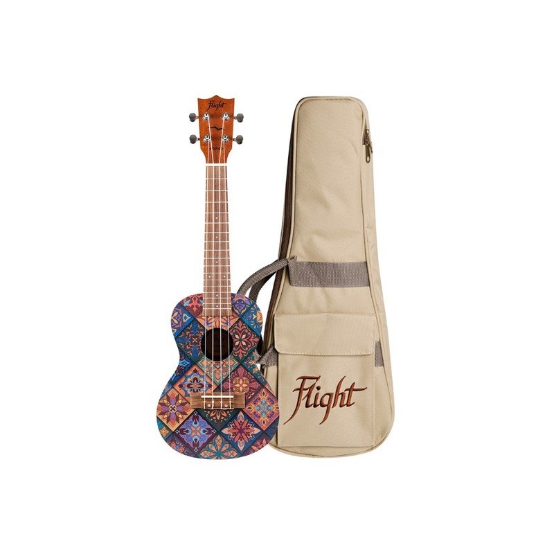 Flight AUC33 Fusion - ukulele koncertowe z pokrowcem