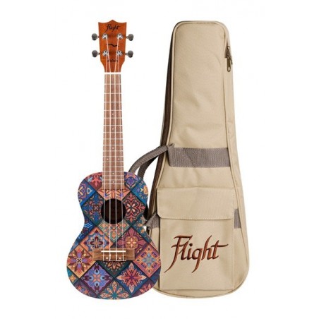 Flight AUC33 Fusion - ukulele koncertowe z pokrowcem