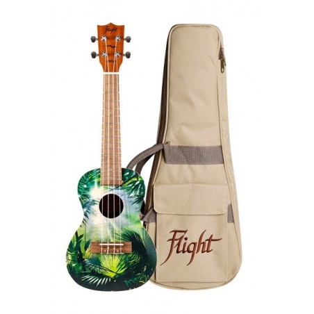 Flight AUC33 Jungle - ukulele koncertowe z pokrowcem