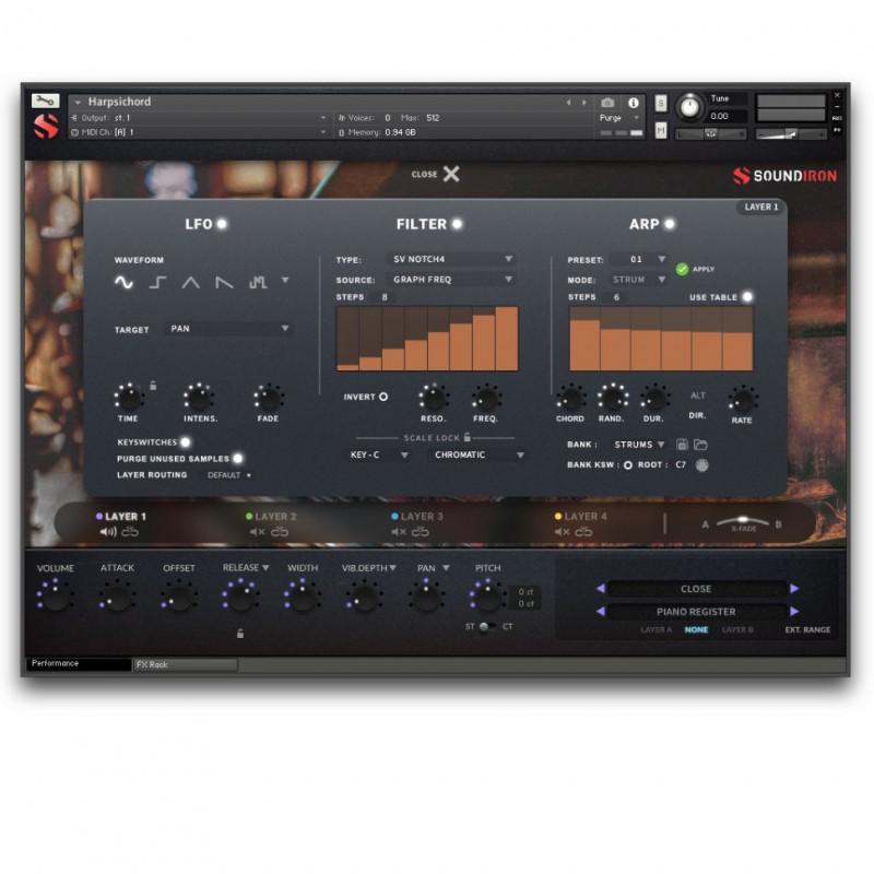 SOUNDIRON Harpsichord - Biblioteka brzmień (do pobrania)