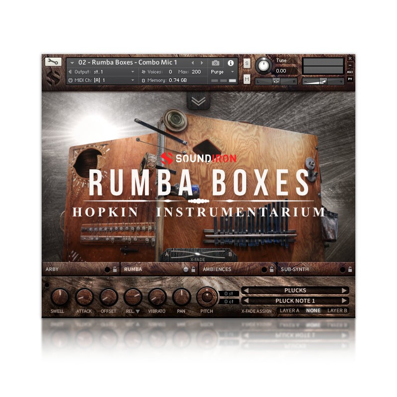 SOUNDIRON Hopkin Instrumentarium: Rumba Boxes - Biblioteka brzmień (do pobrania)