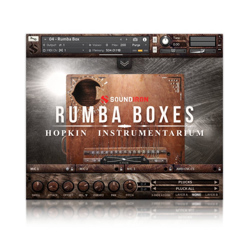 SOUNDIRON Hopkin Instrumentarium: Rumba Boxes - Biblioteka brzmień (do pobrania)