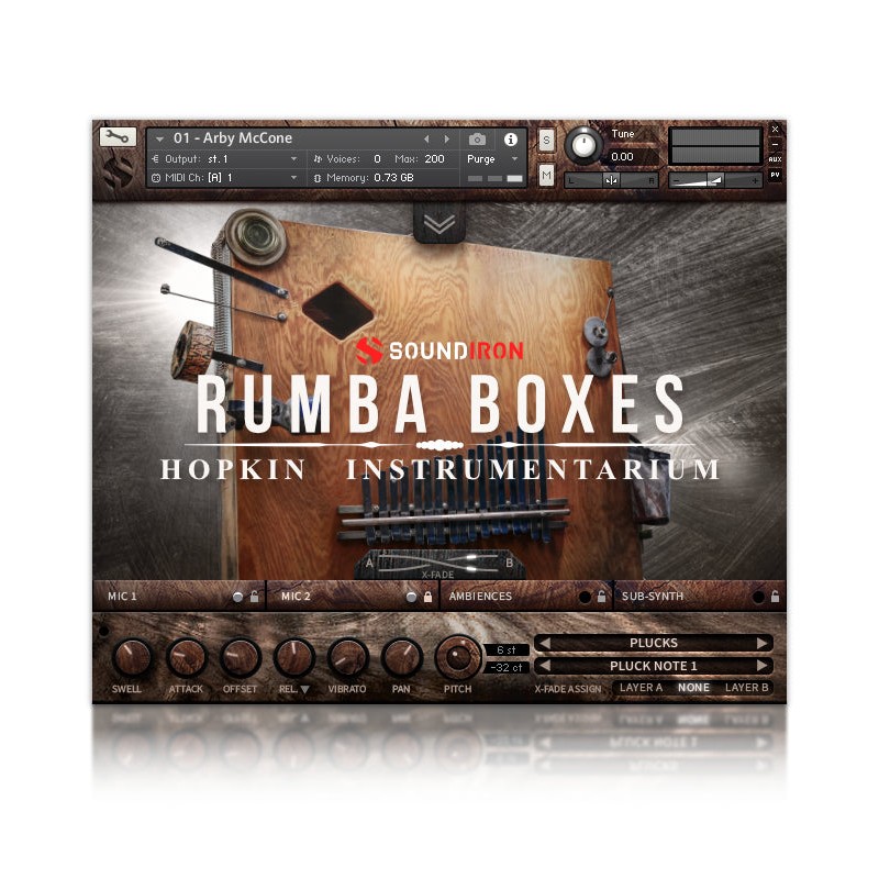 SOUNDIRON Hopkin Instrumentarium: Rumba Boxes - Biblioteka brzmień (do pobrania)