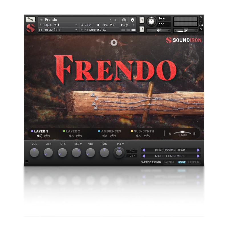 SOUNDIRON Frendo - Biblioteka brzmień (do pobrania)