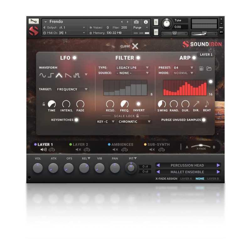 SOUNDIRON Frendo - Biblioteka brzmień (do pobrania)