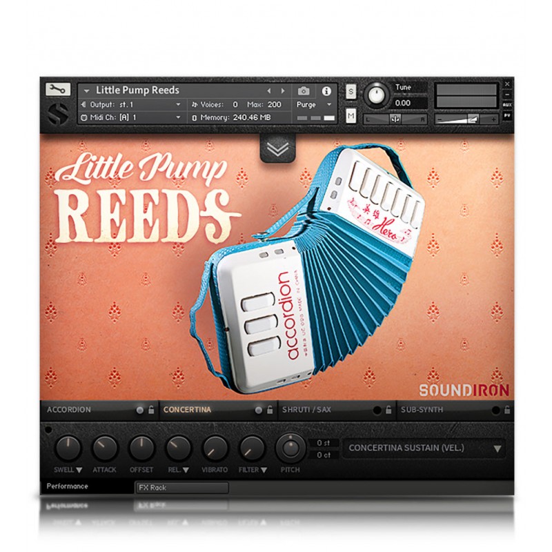 SOUNDIRON Little Pump Reeds - Biblioteka brzmień (do pobrania)