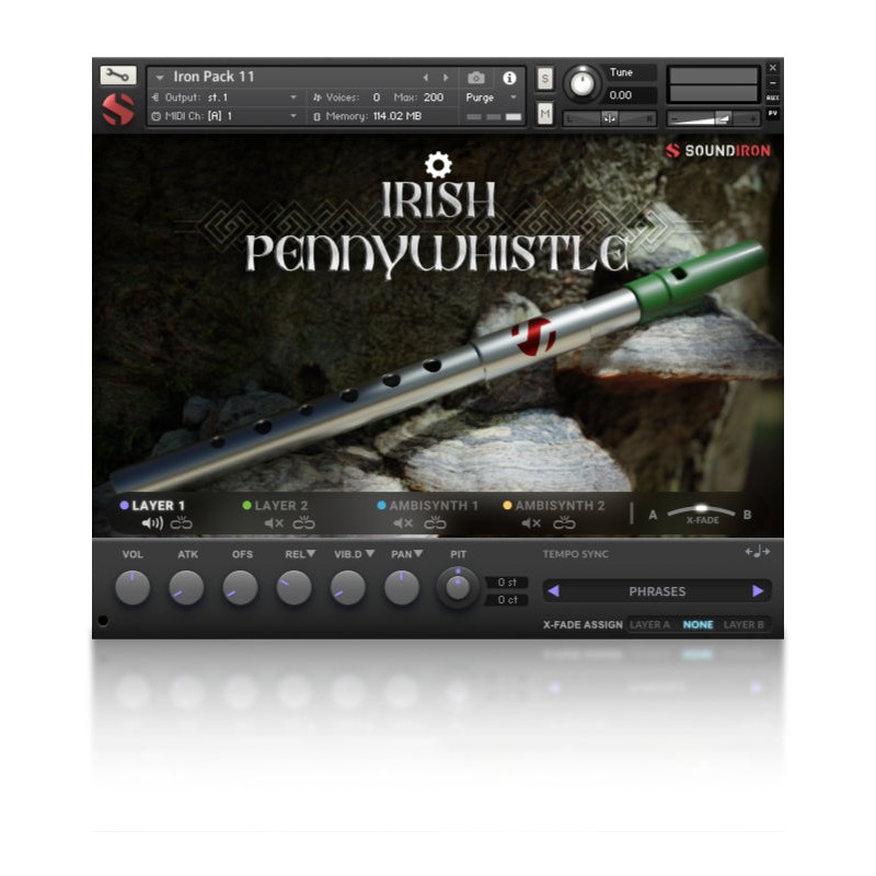 SOUNDIRON Iron Pack 11: Irish Penny Whistle - Biblioteka brzmień (do pobrania)